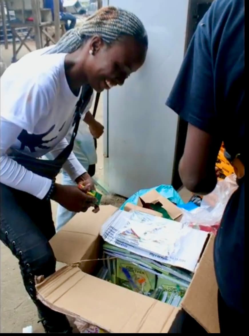 School supplies distribution