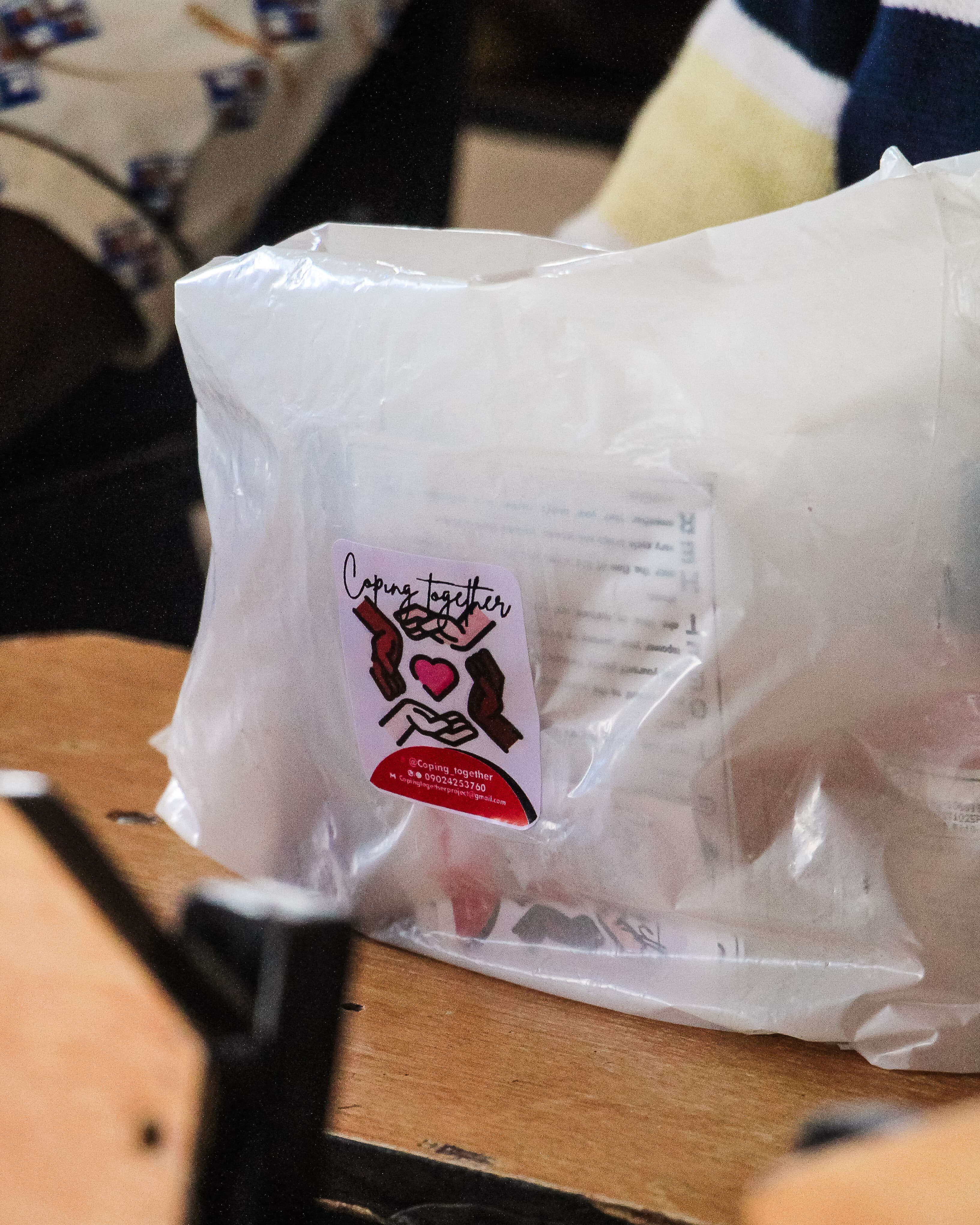 Care packs arranged for distribution